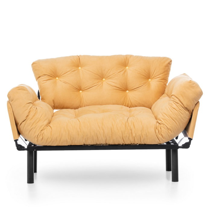 Atelier Del Sofa Nitta - Sofá-Cama de 2 Plazas Mostaza Atelier Del Sofa Nitta - Sofá-Cama de 2 Plazas Mostaza